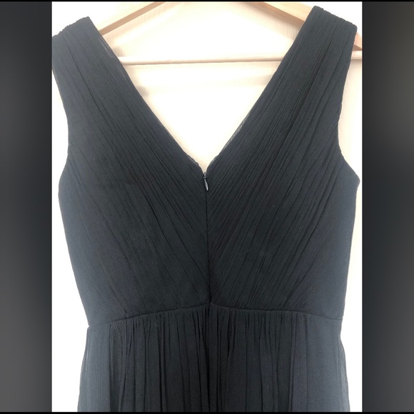 J.Crew Size 0 Heidi Bridesmaid Dress Silk Chiffon - Picture 6 of 8